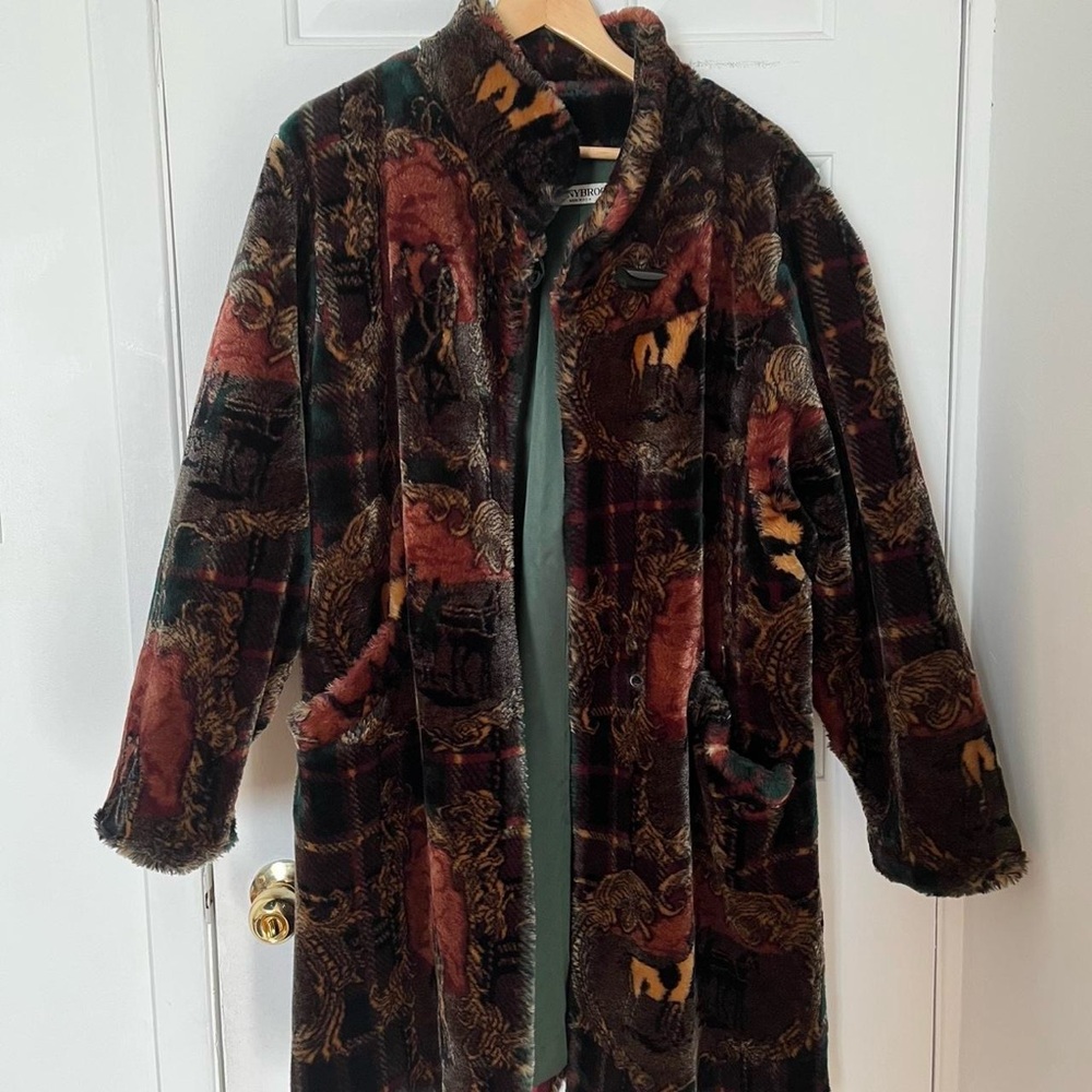 Multicolor Patterned Coat